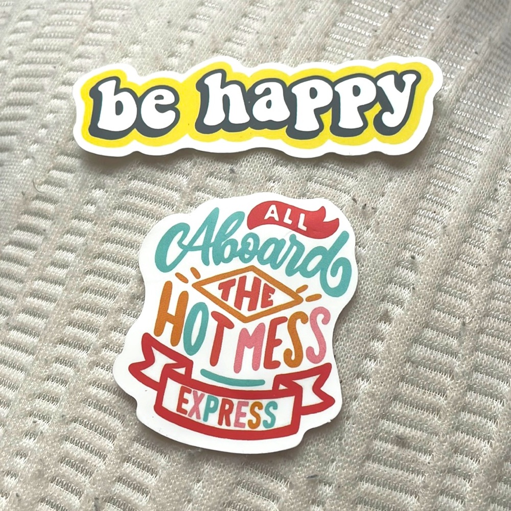 Lot of 2 Stickers